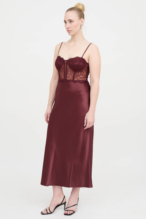 Satin Maureen Dress