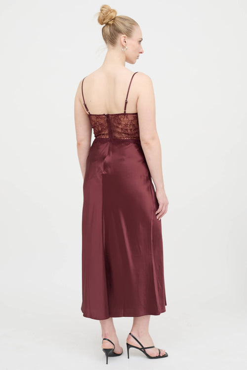 Satin Maureen Dress