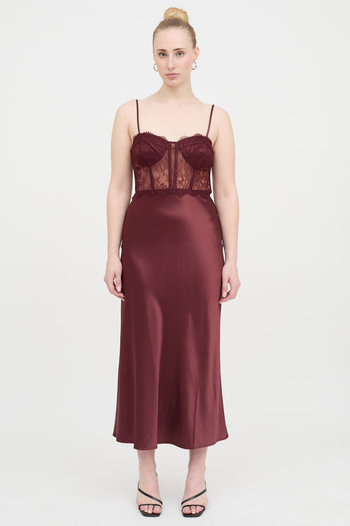 Satin Maureen Dress