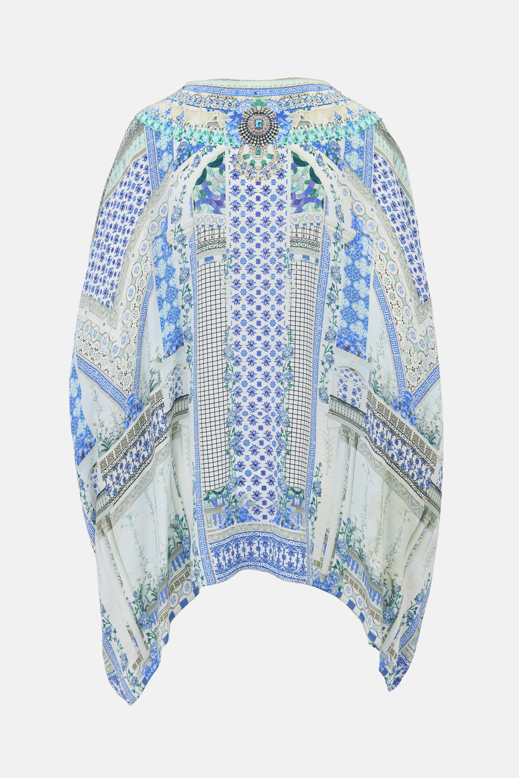 Camilla Silk Printed Tunic Top