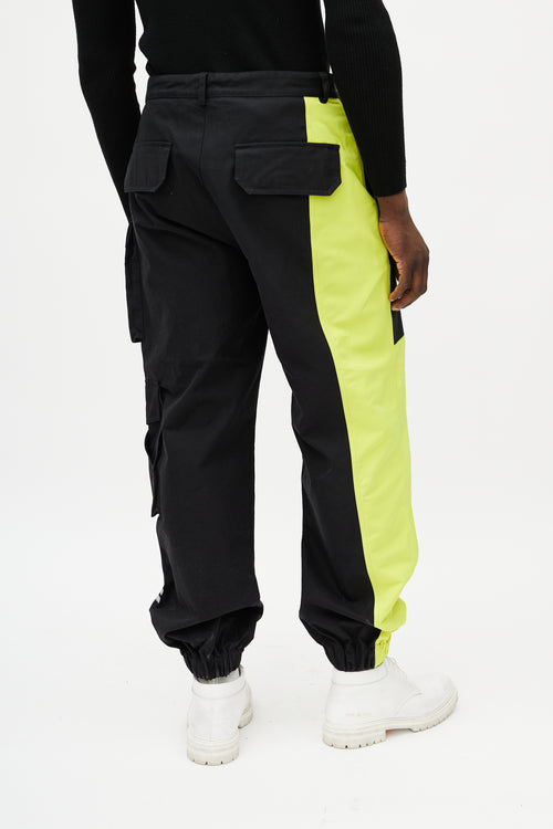 Canada Goose X Feng Chen Wang Black & Green Reflective Cargo Trouser