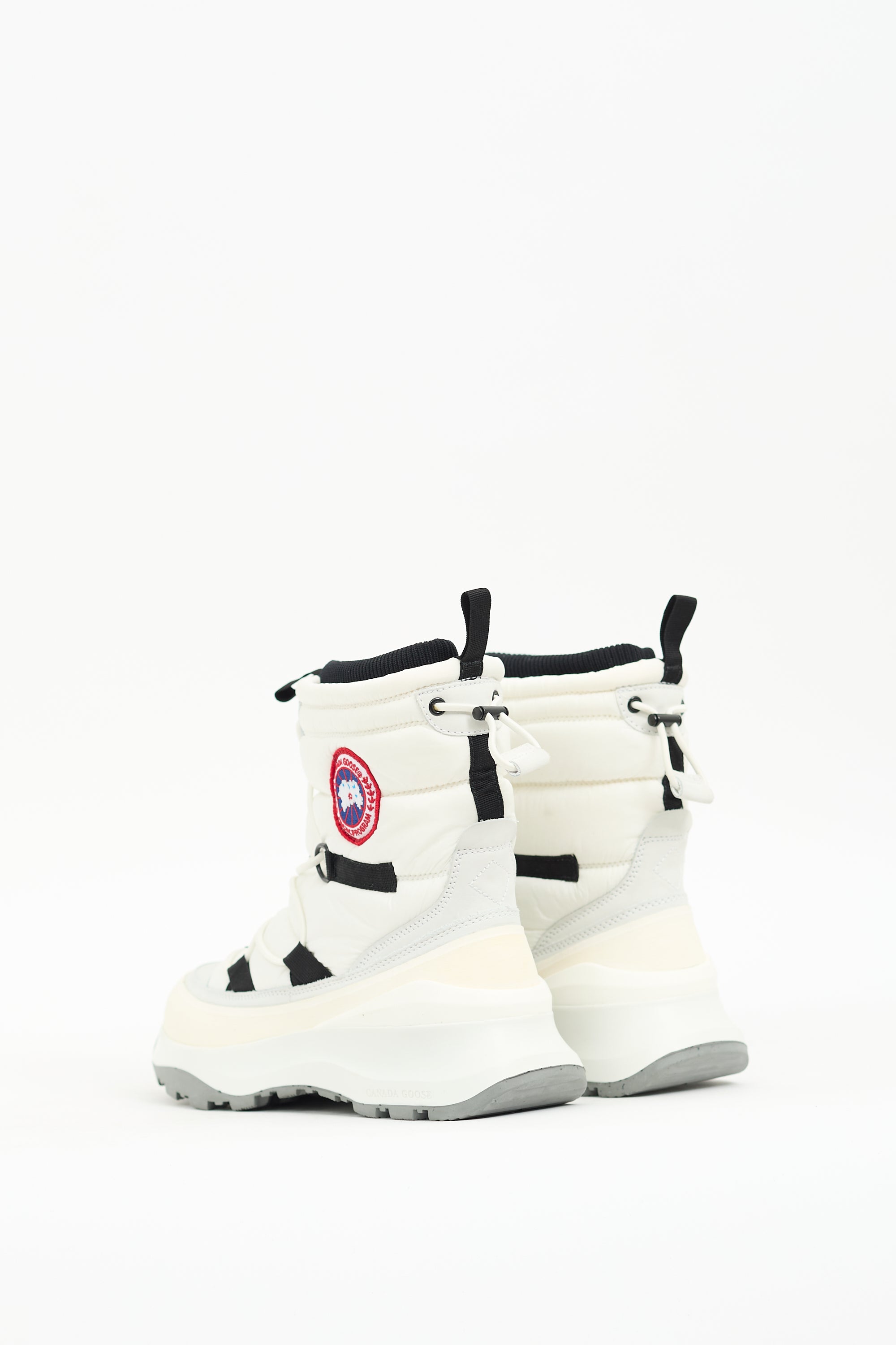 Canada Goose White Nylon Toronto Boot