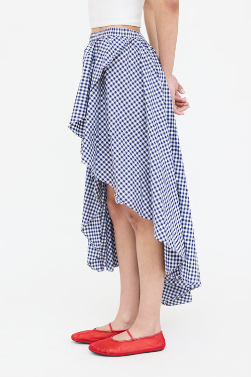 Caroline Constas Gingham Skirt