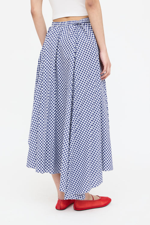 Caroline Constas Gingham Skirt