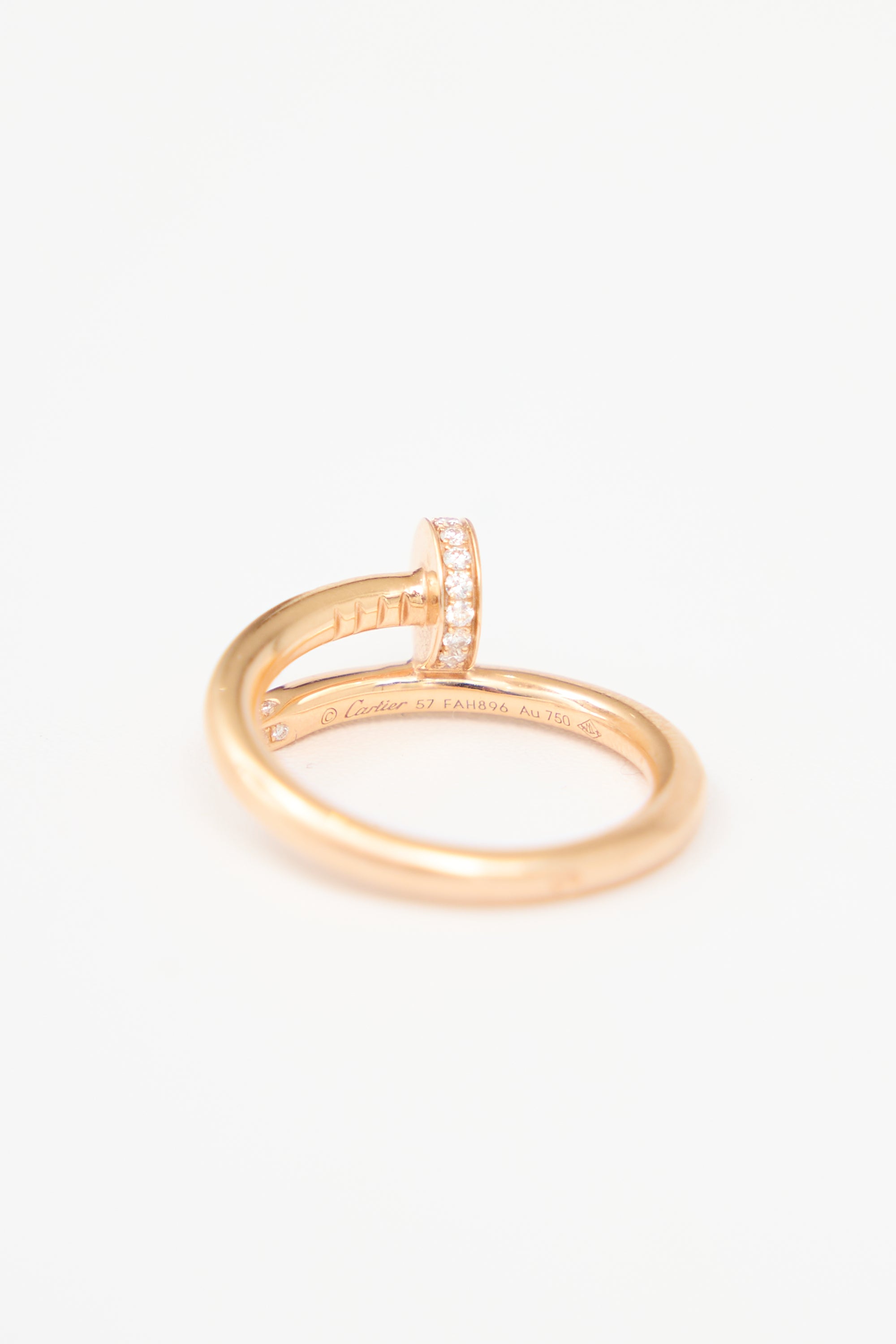 Cartier 18K Gold & Diamond Juste Un Clou Ring