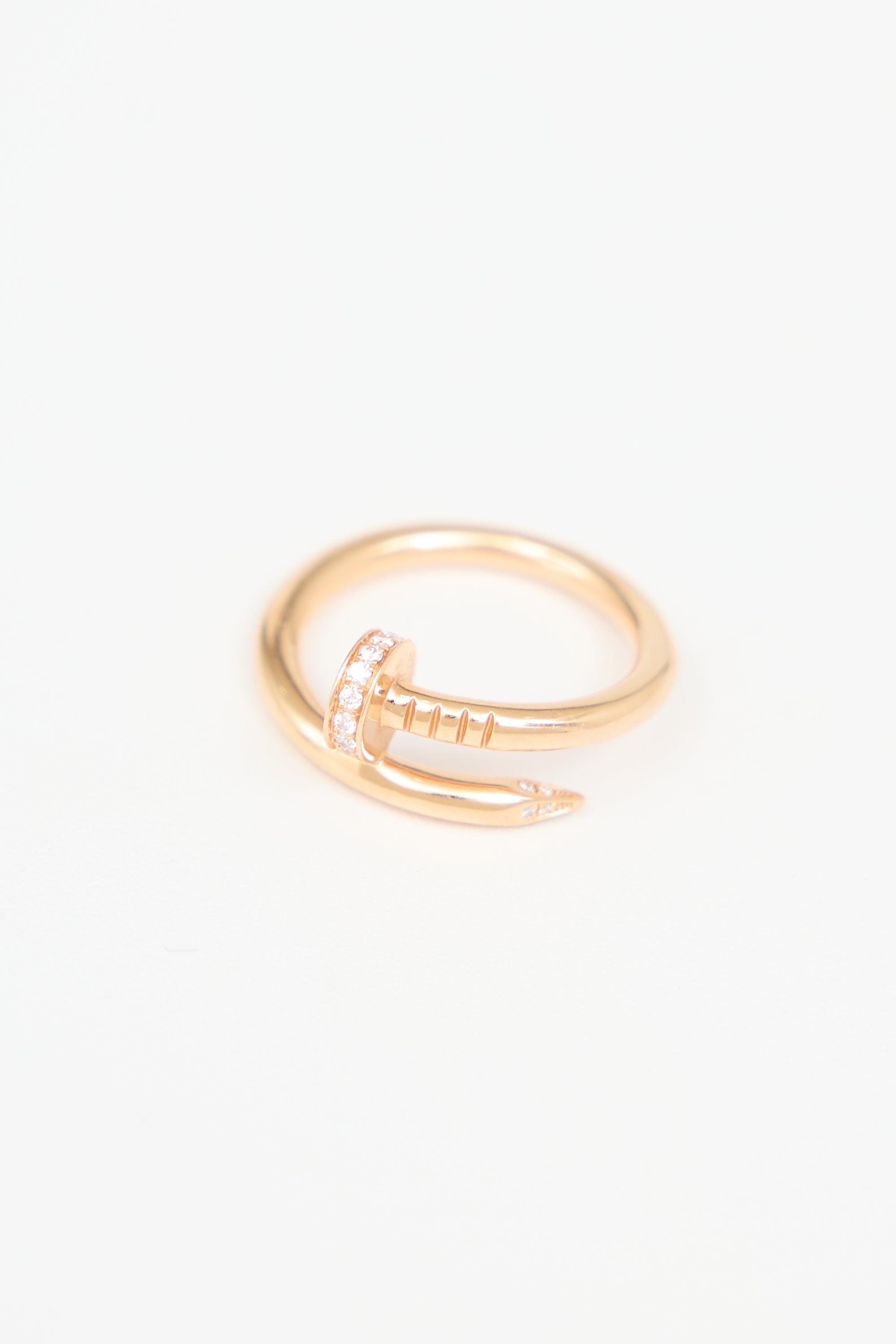 Cartier 18K Gold & Diamond Juste Un Clou Ring