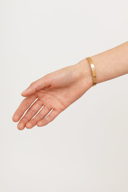Cartier 18K Rose Gold Love Bangle