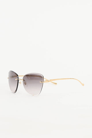 Cartier CT0032RS Angular Square Sunglasses