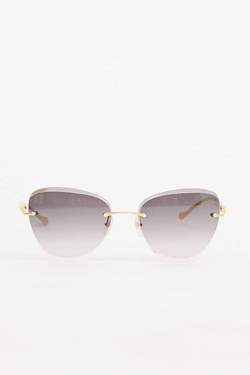 Cartier CT0032RS Angular Square Sunglasses