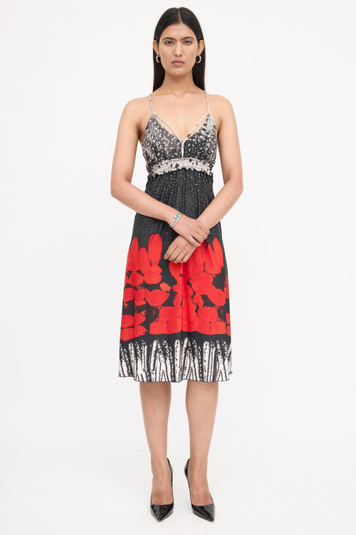 Roberto Cavalli Patterned Sleeveless Dress