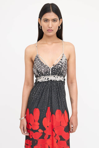 Roberto Cavalli Patterned Sleeveless Dress