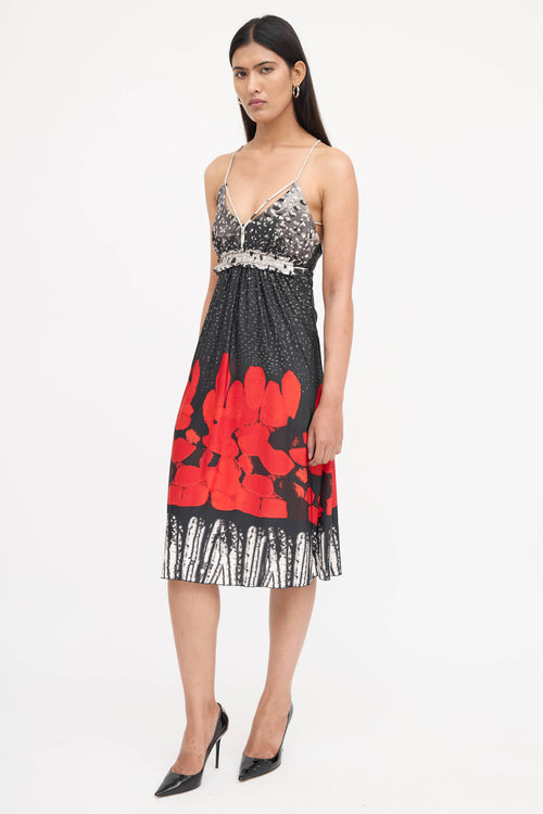 Roberto Cavalli Patterned Sleeveless Dress