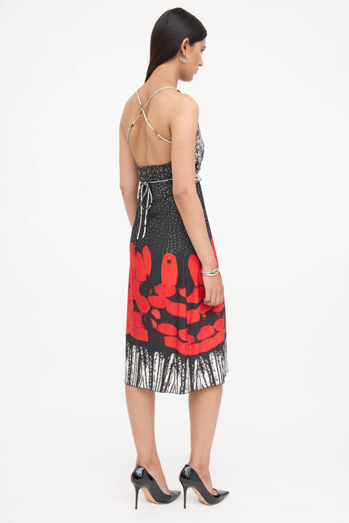 Roberto Cavalli Patterned Sleeveless Dress