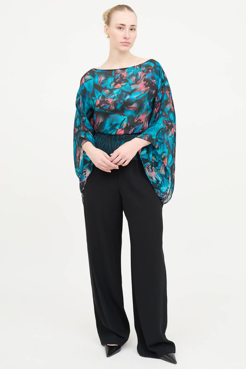 Roberto Cavalli 2013 Patterned Blouse