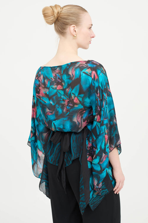 Roberto Cavalli 2013 Patterned Blouse