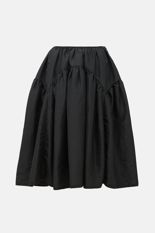Cecilie Bahnsen Nylon Panelled Midi Skirt