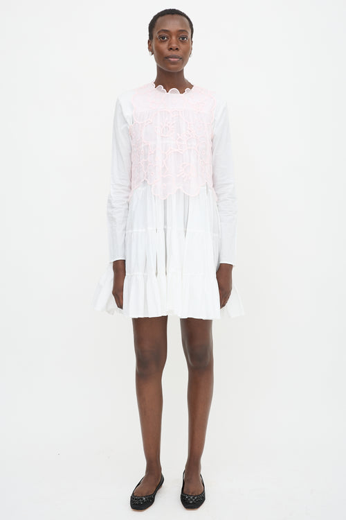 Cecilie Bahnsen Sheer Flower Blake Top