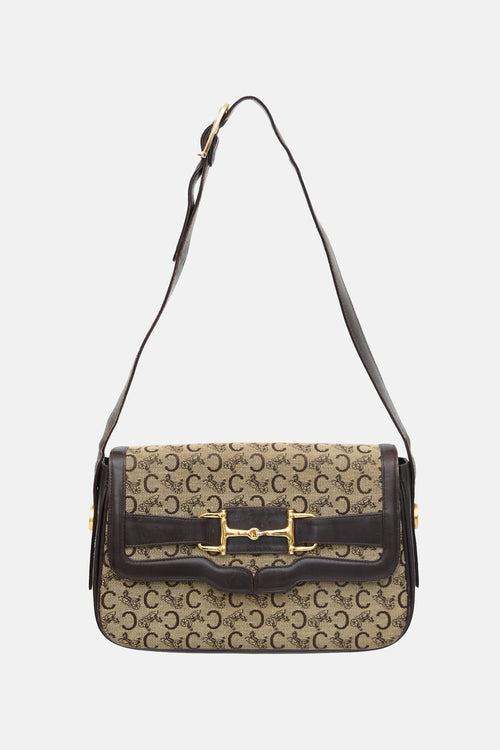 Celine 1970s C Sulky Buckle Bag