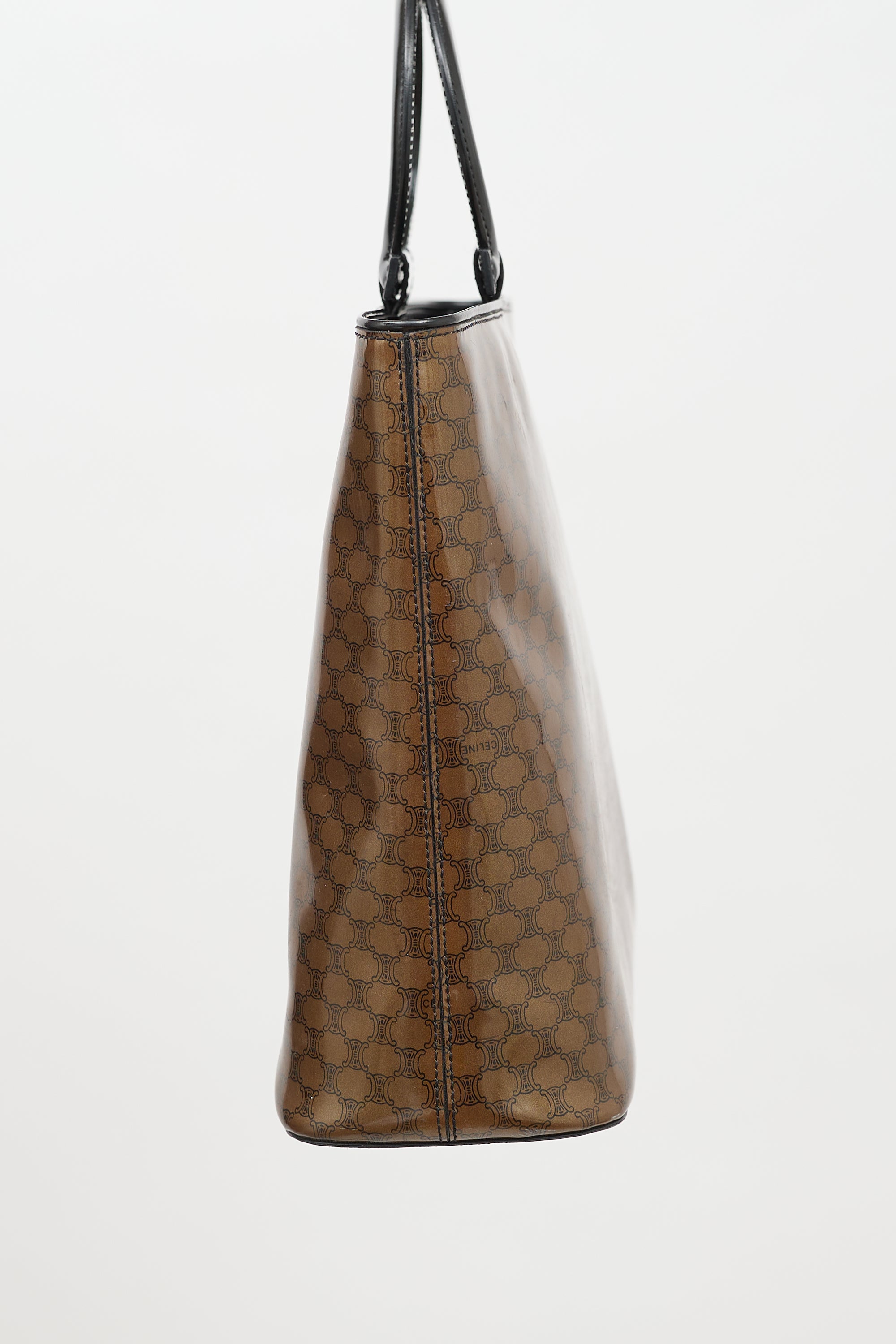 Celine 1998 Vinyl Monogram Macadam Tote Bag