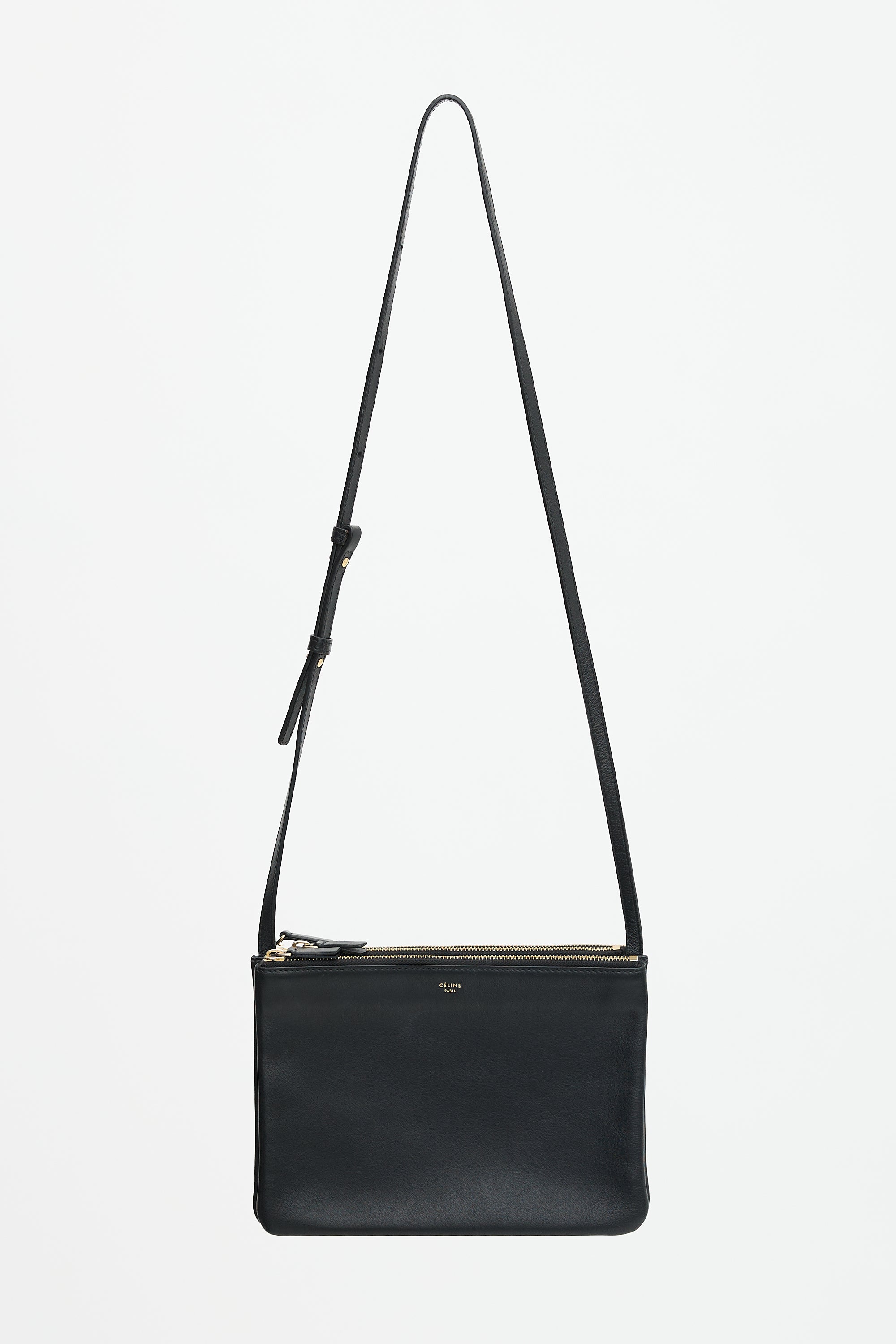 Celine 2012 Leather Medium Trio Bag
