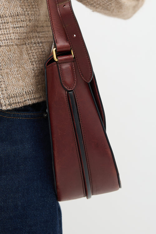 Celine 2015 Leather Small Trotteur Crossbody Bag