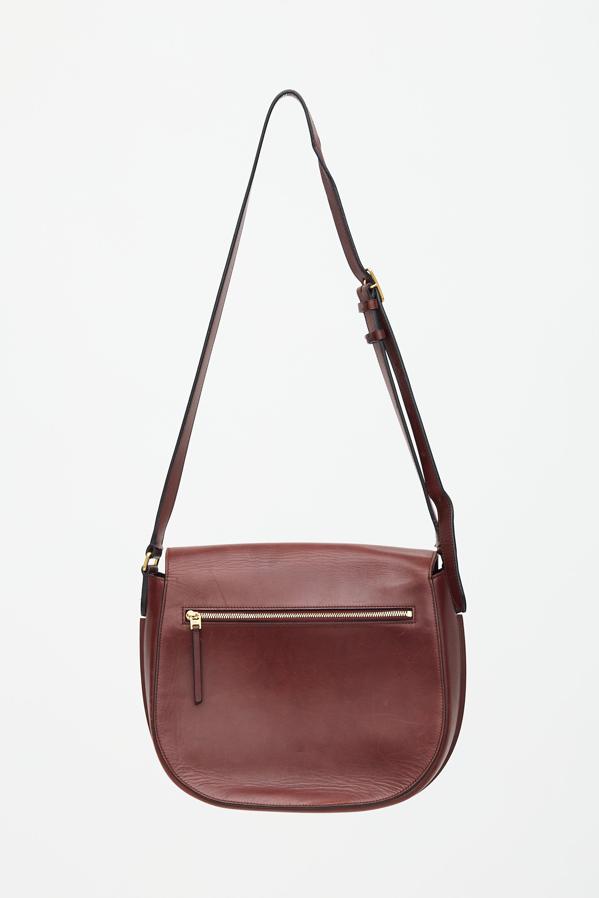 Celine 2015 Leather Small Trotteur Crossbody Bag