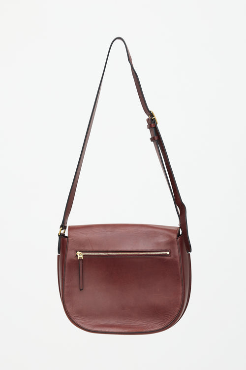 Celine 2015 Leather Small Trotteur Crossbody Bag