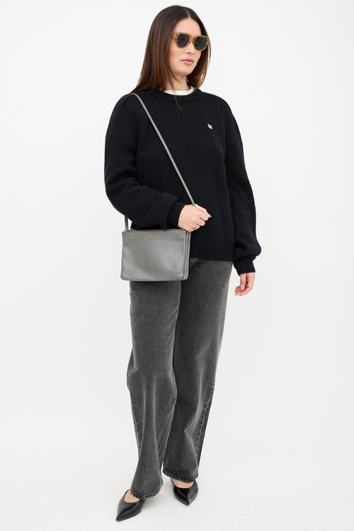 Celine 2016 Leather Trio Crossbody Bag