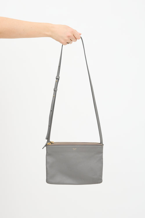 Celine 2016 Leather Trio Crossbody Bag