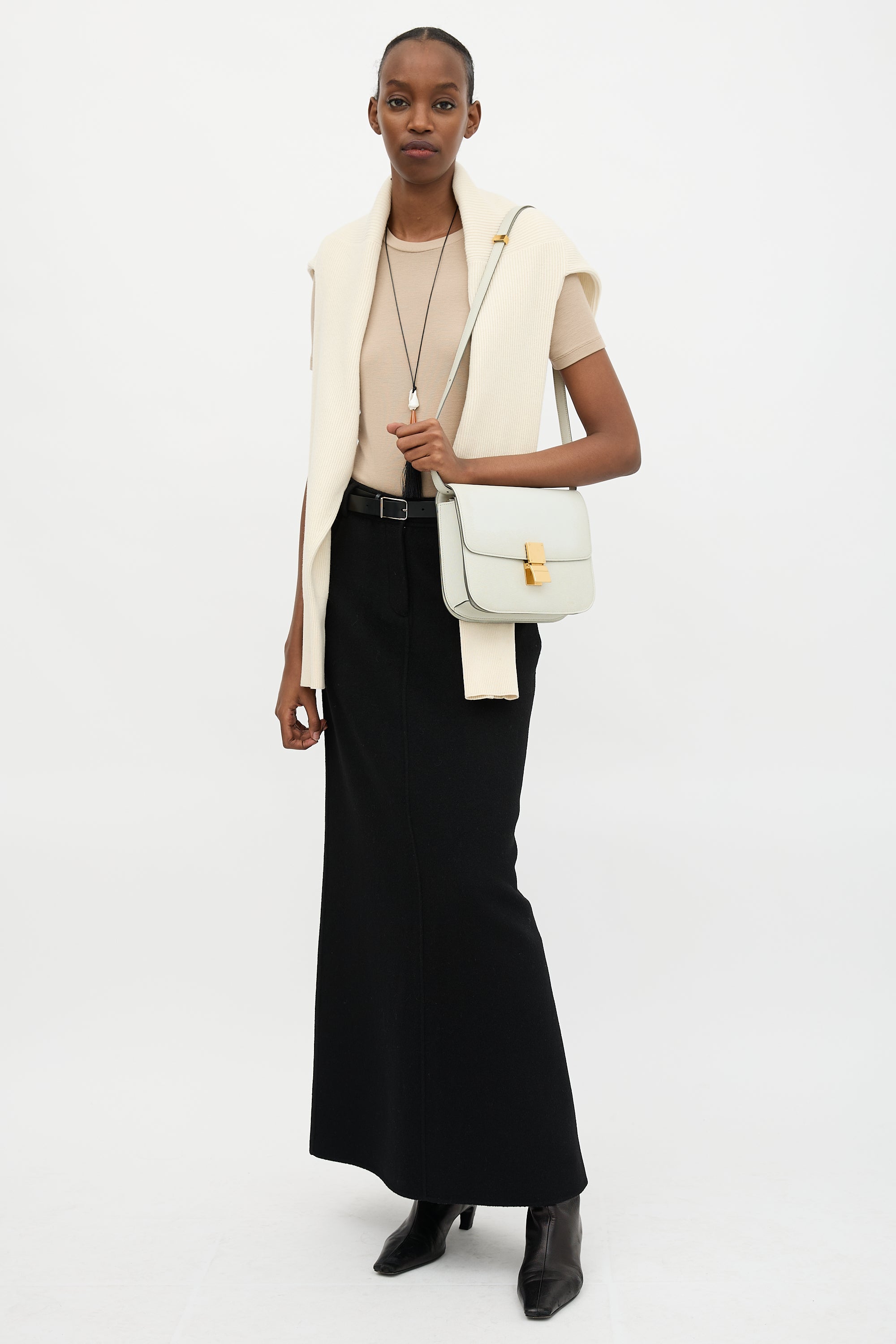 Celine 2016 Leather Medium Box Bag