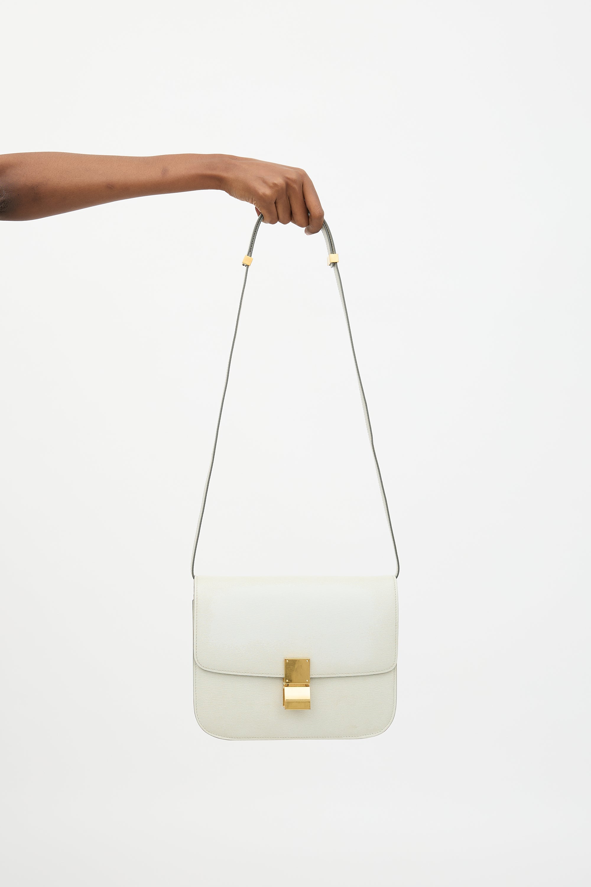 Celine 2016 Leather Medium Box Bag