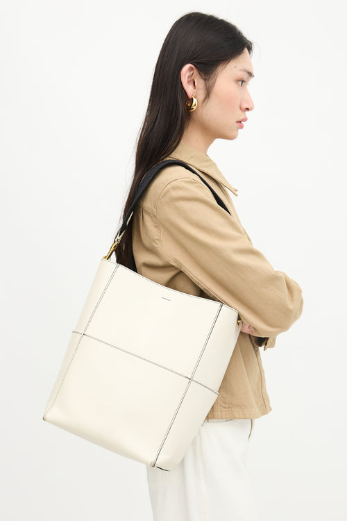 Celine 2016 Leather Sangle Seau Bucket Bag