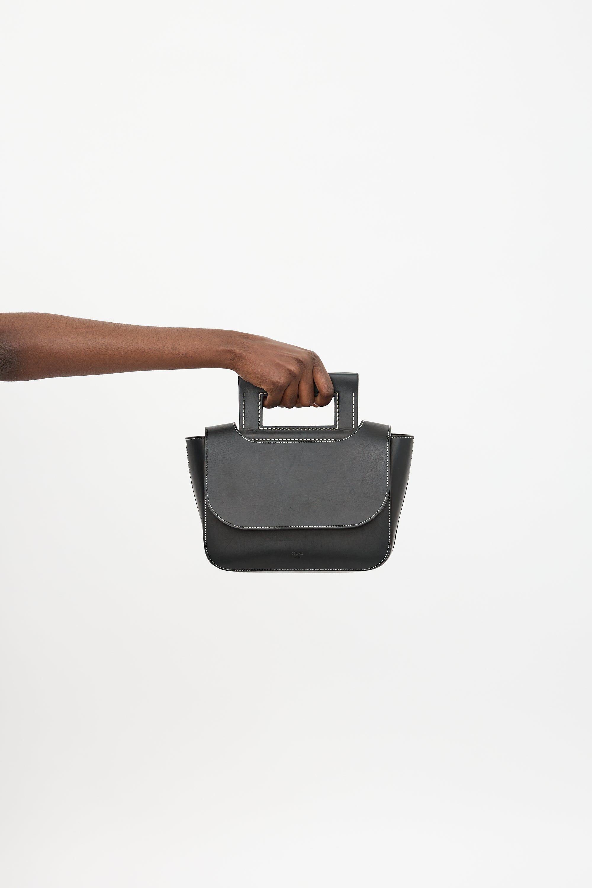 Celine 2016 Leather Small Square Bag