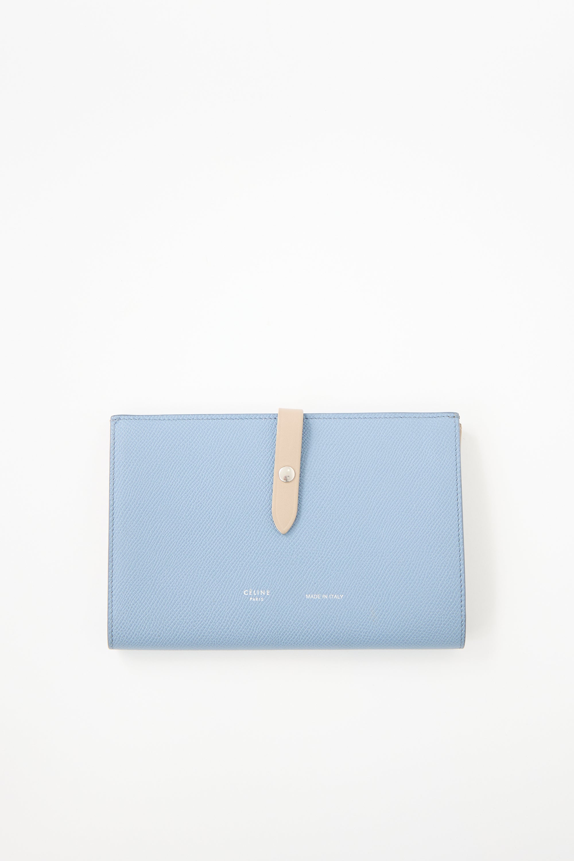 Celine 2017 Leather Large Strap Wallet
