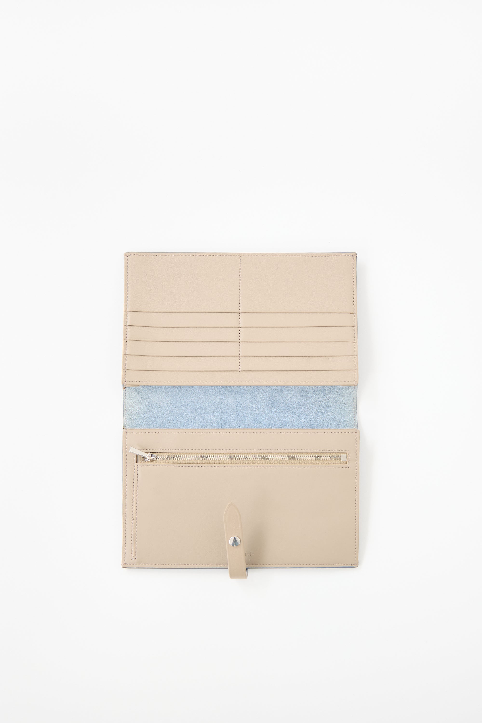 Celine 2018 Leather Large Strap Wallet