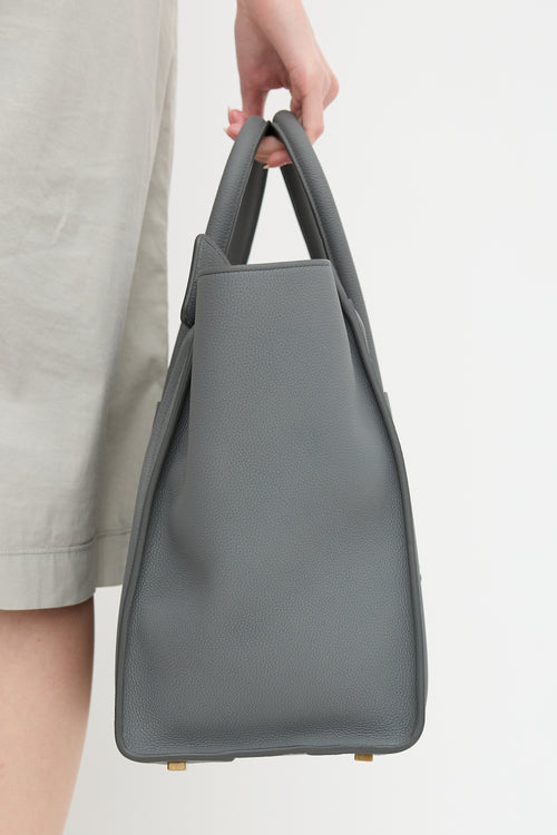 Celine 2017 Leather Mini Luggage Tote Bag