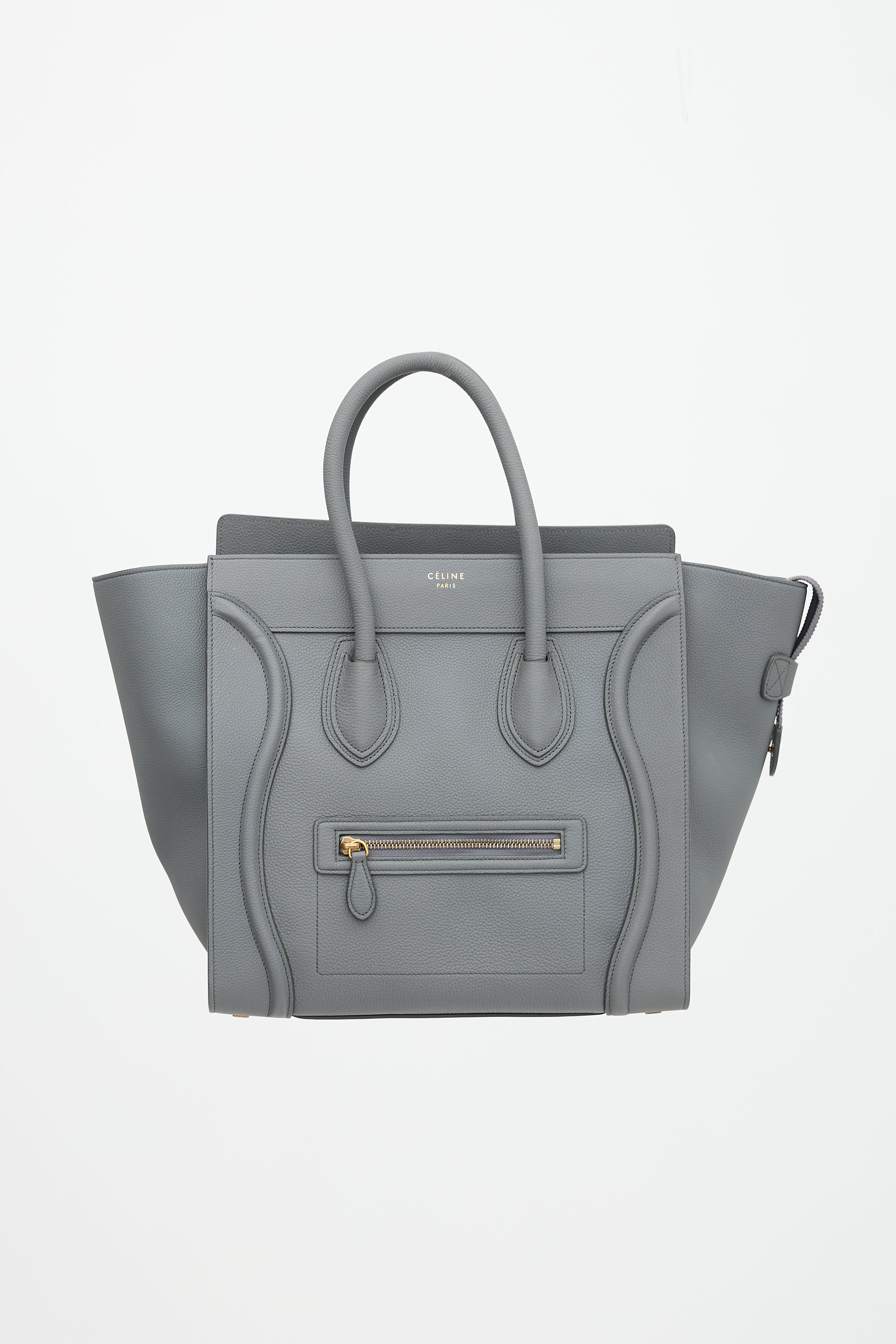 Celine 2017 Leather Mini Luggage Tote Bag