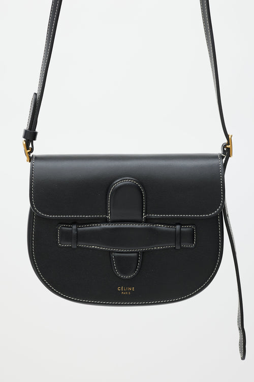 Celine 2018 Black & White Symmetrical Leather Bag