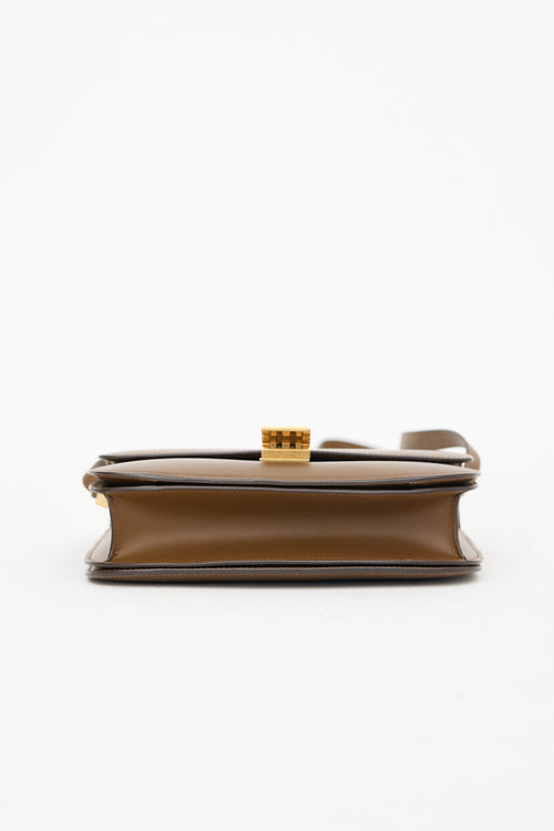 Celine 2018 Leather Medium Classic Box Flap Bag