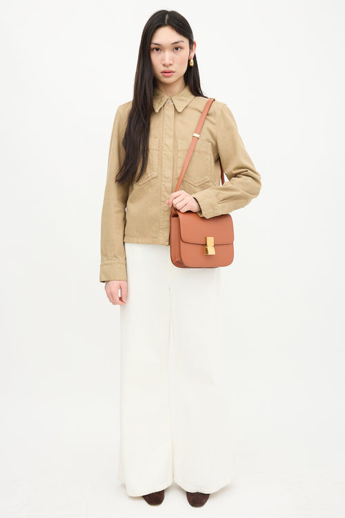 Celine 2019 Leather Medium Classic Box Bag