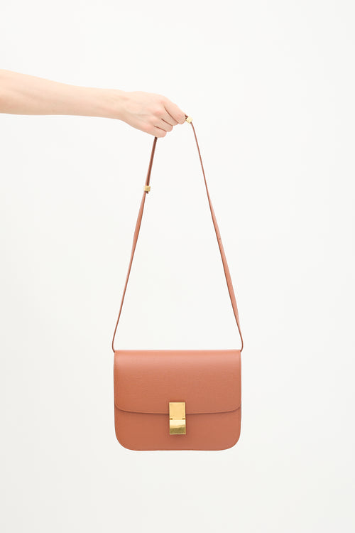 Celine 2019 Leather Medium Classic Box Bag