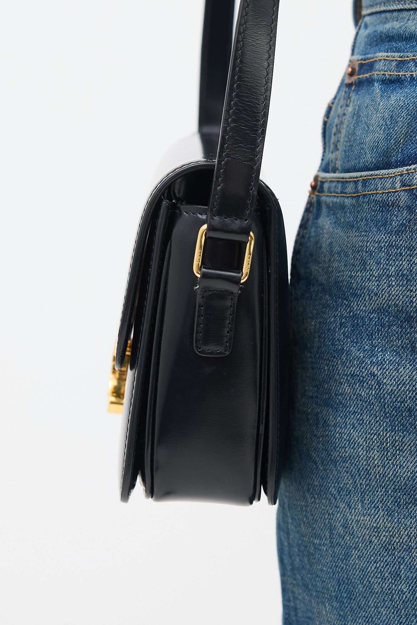 Celine 2021 Leather Triomphe Classique Bag