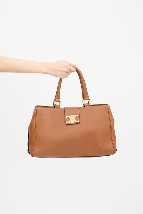 Celine 2024 Leather Medium Appoline Bag