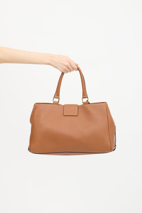 Celine 2024 Leather Medium Appoline Bag