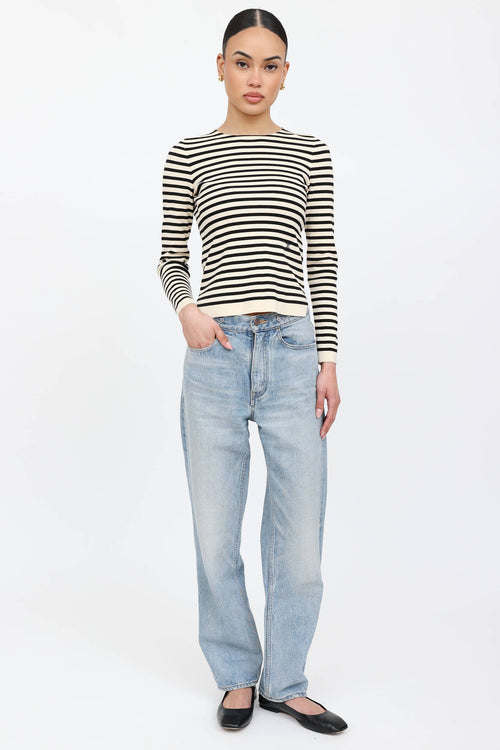 Celine Knit Striped Top