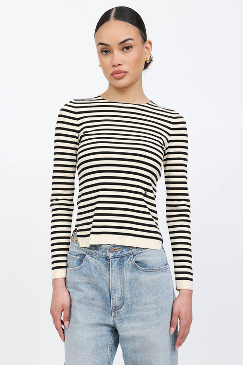 Celine Knit Striped Top