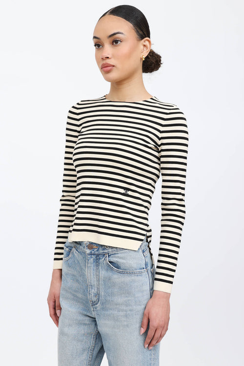 Celine Knit Striped Top
