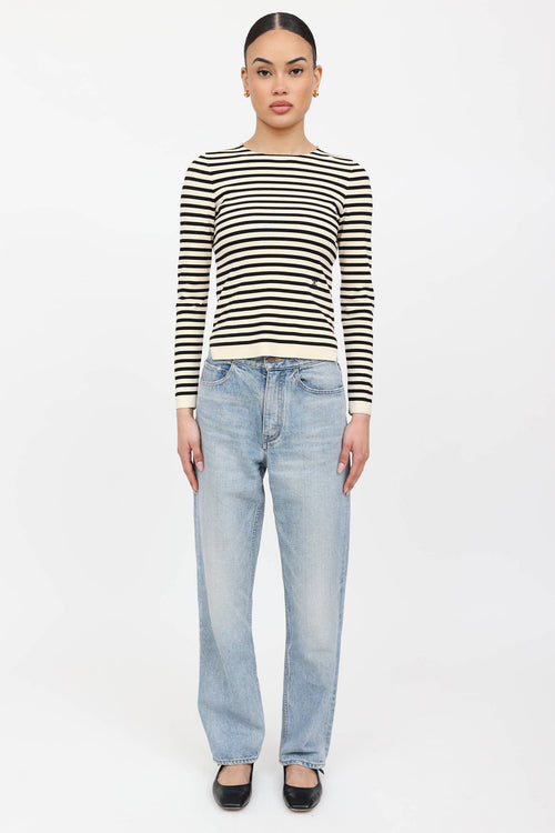 Celine Knit Striped Top