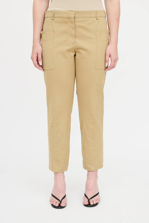 Celine Cropped Cargo Pant