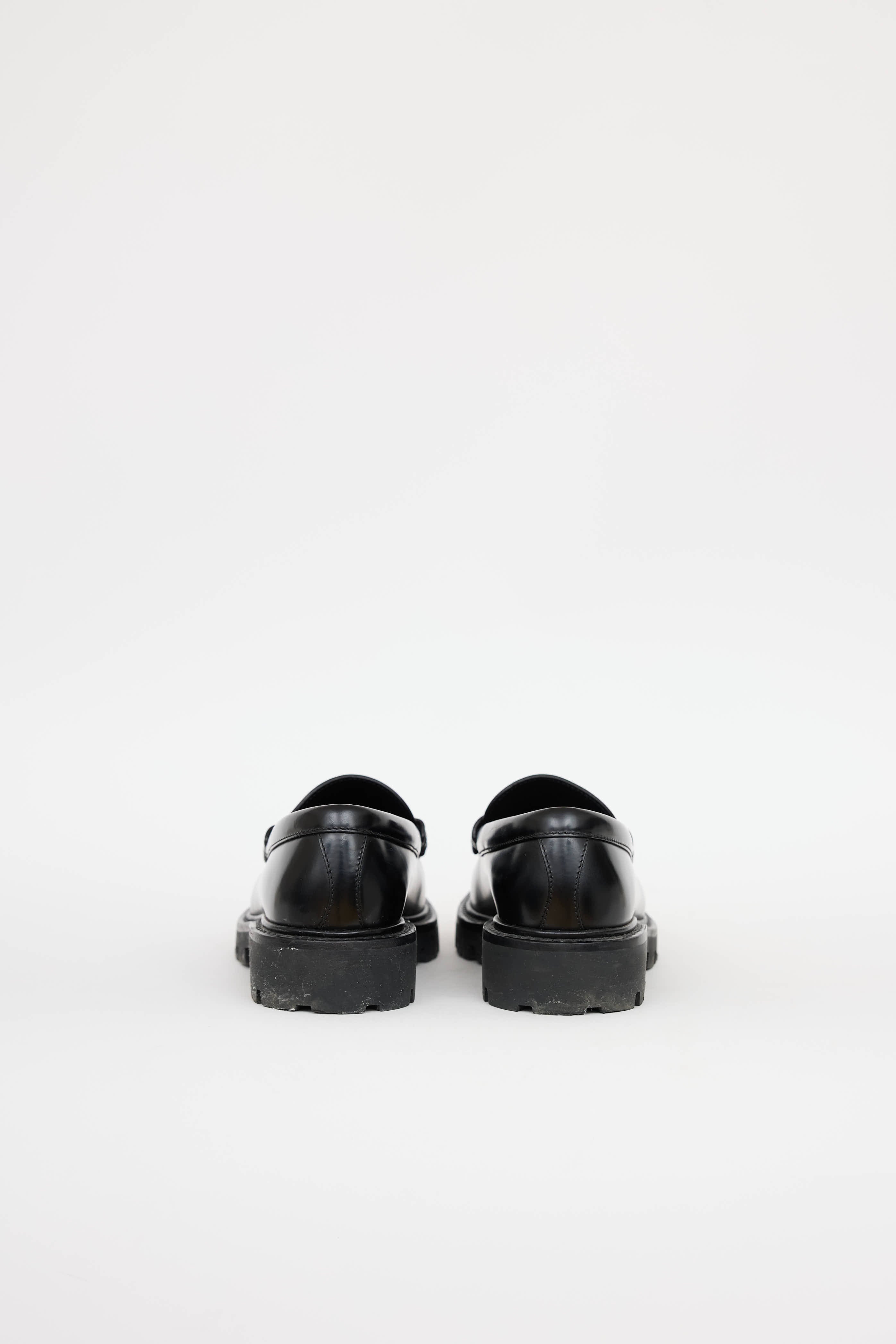 Celine Leather Triomphe Margaret Loafer